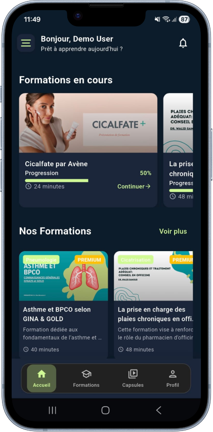 Galiocare Mobile App